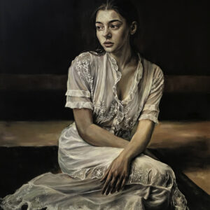 Oleo s/lienzo - 100 x 120 cm - Aquí dentro (2019)